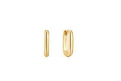 Pop Charms - Oorringen met klapsluiting - Zilver / 14kt GP - 1cm